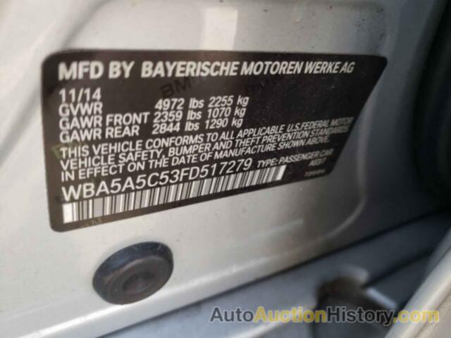 BMW 5 SERIES I, WBA5A5C53FD517279