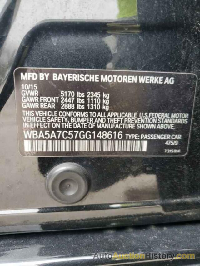 BMW 5 SERIES XI, WBA5A7C57GG148616