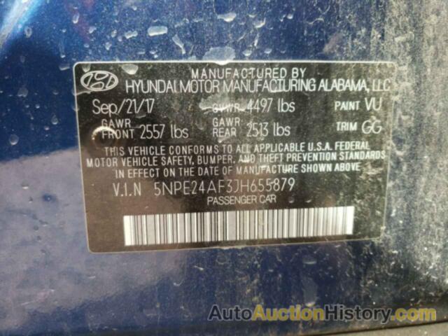 HYUNDAI SONATA SE, 5NPE24AF3JH655879