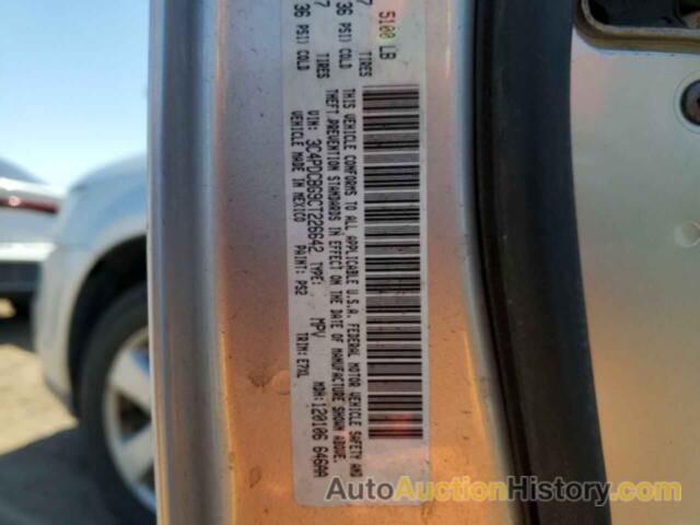 DODGE JOURNEY SXT, 3C4PDCBG9CT226642