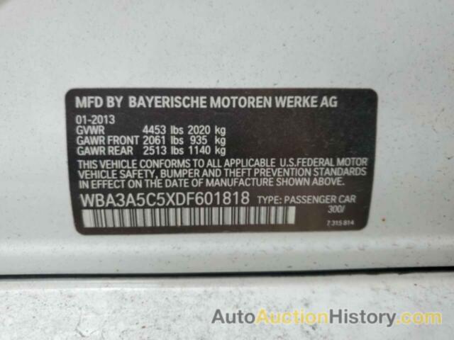 BMW 3 SERIES I, WBA3A5C5XDF601818