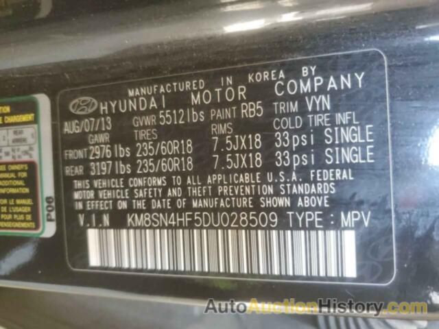 HYUNDAI SANTA FE GLS, KM8SN4HF5DU028509