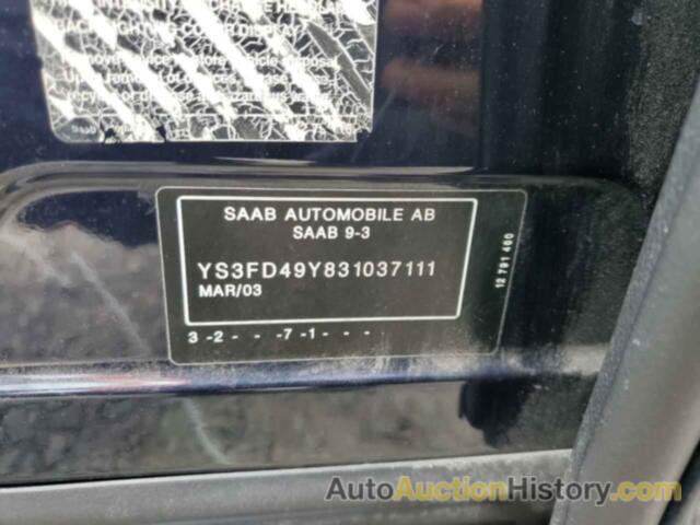 SAAB 9 3 ARC, YS3FD49Y831037111