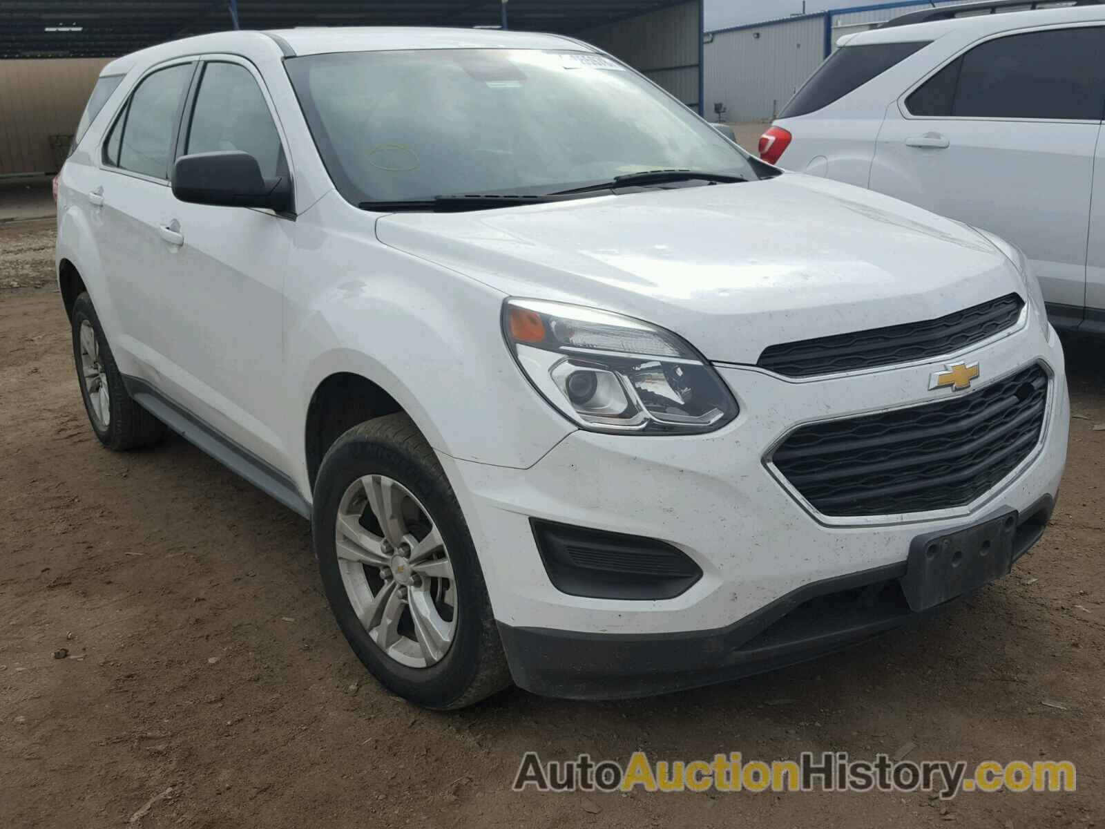 2016 CHEVROLET EQUINOX LS, 2GNFLEEK7G6154156