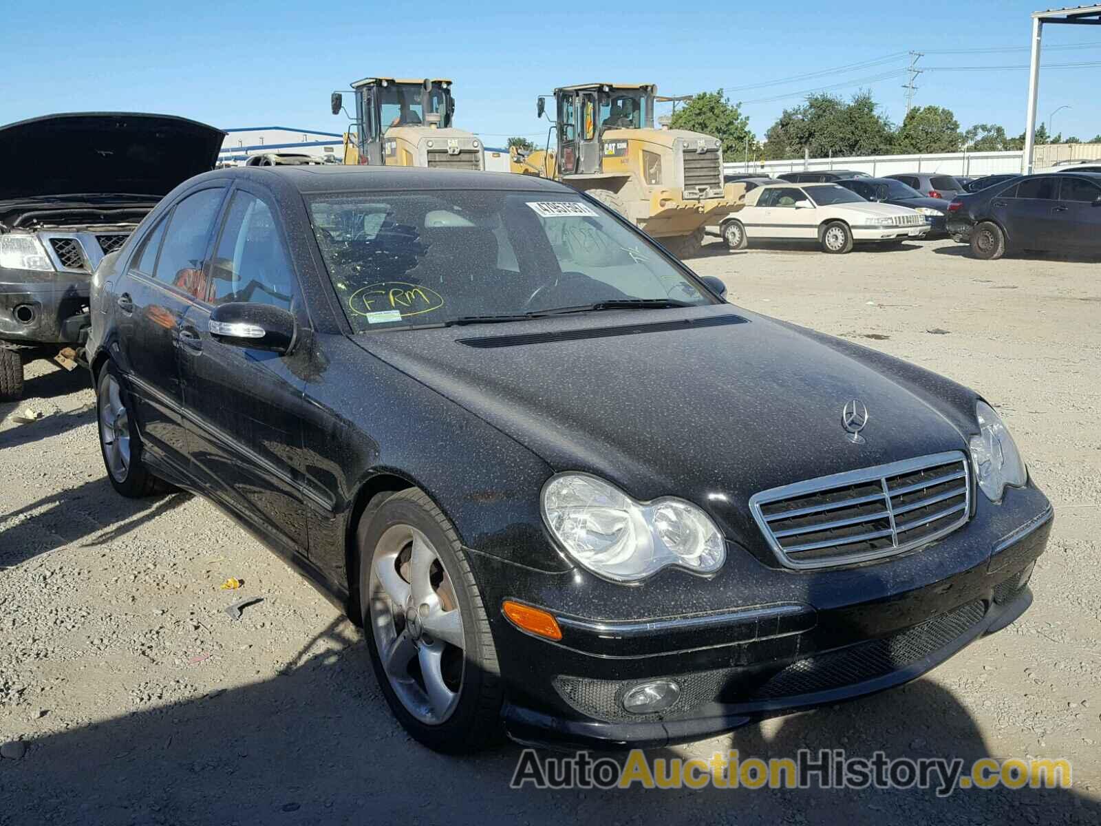 2006 MERCEDES-BENZ C GENERATION 2006 230, WDBRF52H86F731298