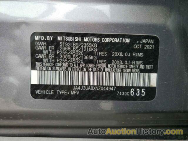 MITSUBISHI OUTLANDER SE, JA4J3UA8XNZ044947