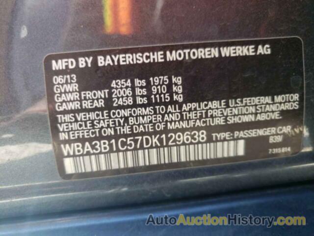 BMW 3 SERIES I, WBA3B1C57DK129638
