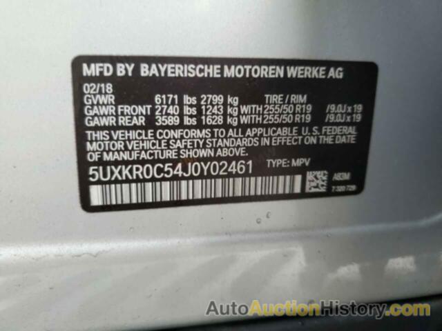 BMW X5 XDRIVE35I, 5UXKR0C54J0Y02461