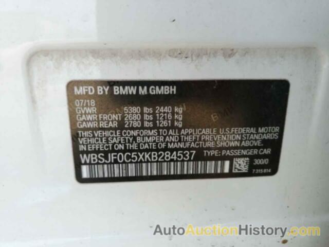 BMW M5, WBSJF0C5XKB284537