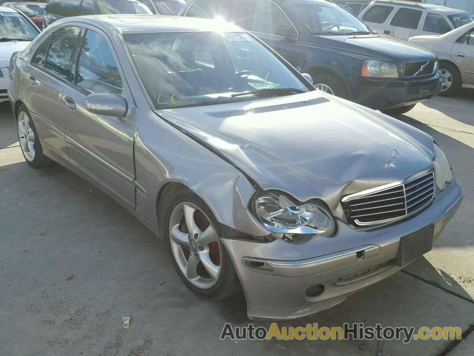 2004 MERCEDES-BENZ C 230K SPORT SEDAN, WDBRF40J74A637004