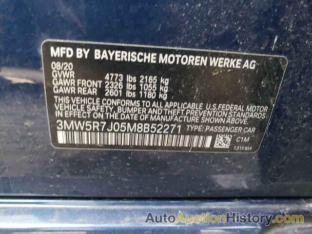 BMW 3 SERIES, 3MW5R7J05M8B52271