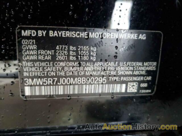 BMW 3 SERIES, 3MW5R7J00M8B90295