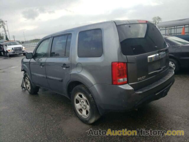 HONDA PILOT LX, 5FNYF3H27DB037322