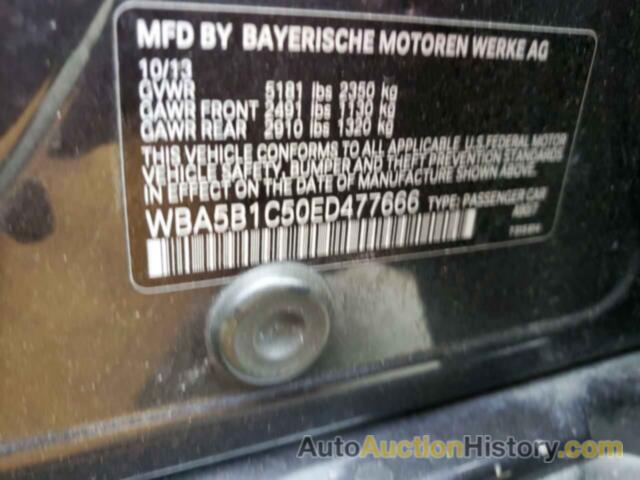 BMW 5 SERIES I, WBA5B1C50ED477666