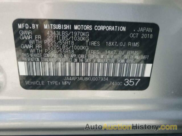 MITSUBISHI OUTLANDER ES, JA4AP3AU8KU007934