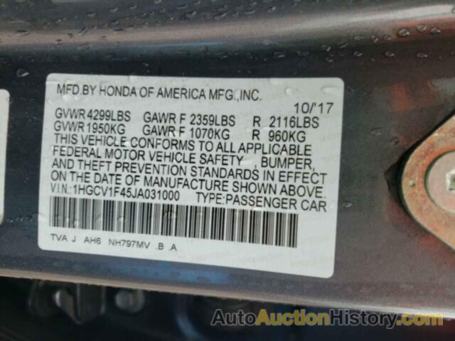 HONDA ACCORD EX, 1HGCV1F45JA031000