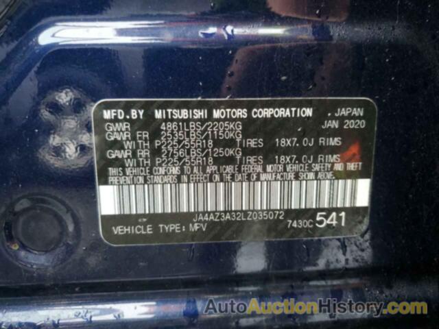 MITSUBISHI OUTLANDER SE, JA4AZ3A32LZ035072