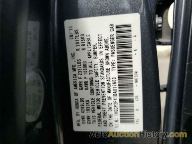 HONDA ACCORD LXP, 1HGCP2F41BA017600