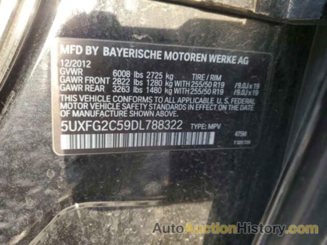 BMW X6 XDRIVE35I, 5UXFG2C59DL788322