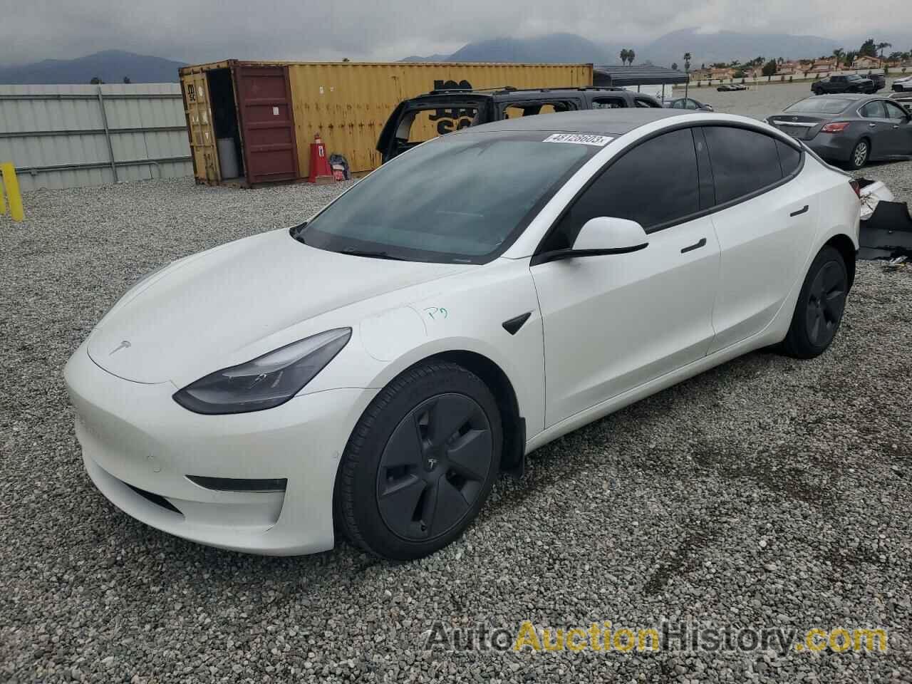 2022 TESLA MODEL 3, 5YJ3E1EB9NF206599