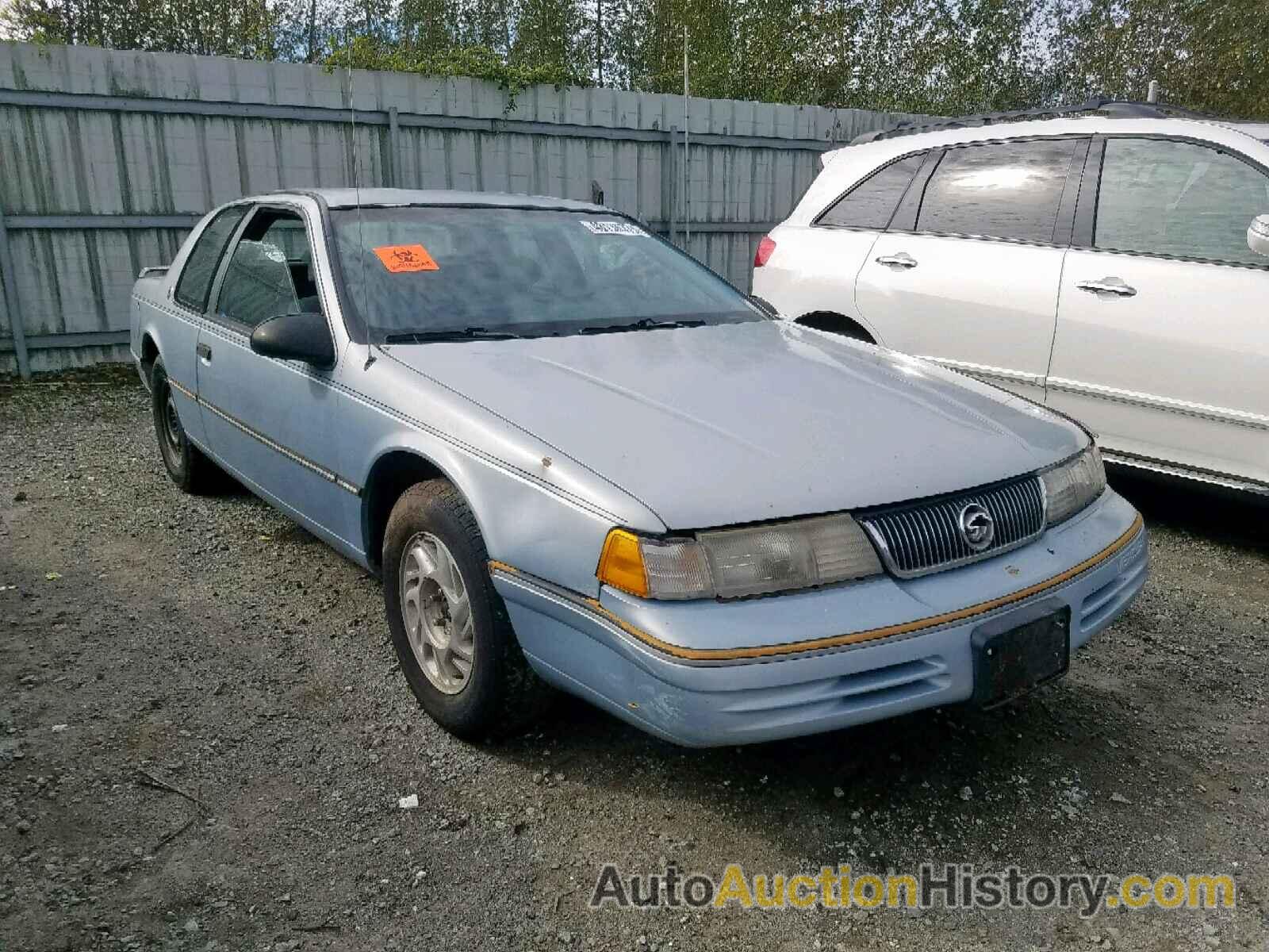 1991 MERCURY COUGAR LS, 1MEPM6048MH640973