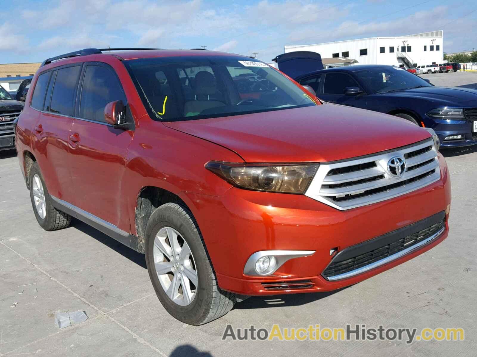 2013 TOYOTA HIGHLANDER BASE, 5TDZA3EH1DS036772