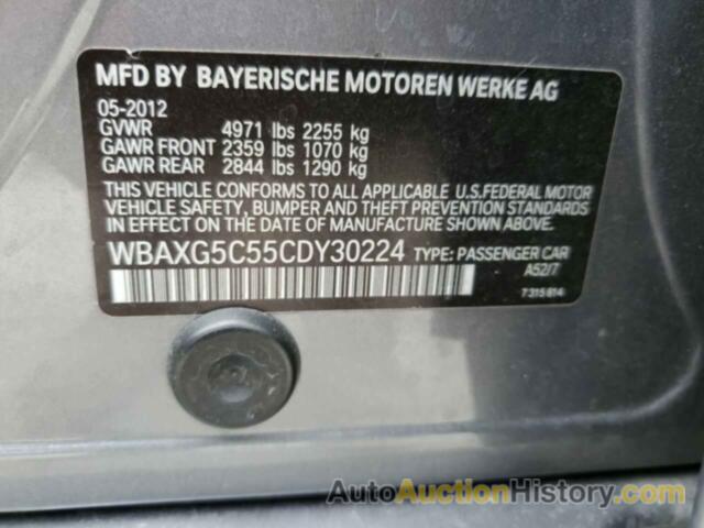 BMW 5 SERIES I, WBAXG5C55CDY30224