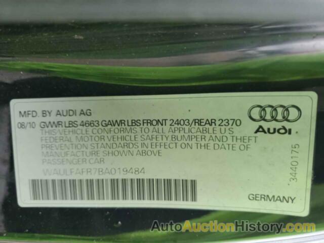 AUDI A5 PREMIUM PLUS, WAULFAFR7BA019484