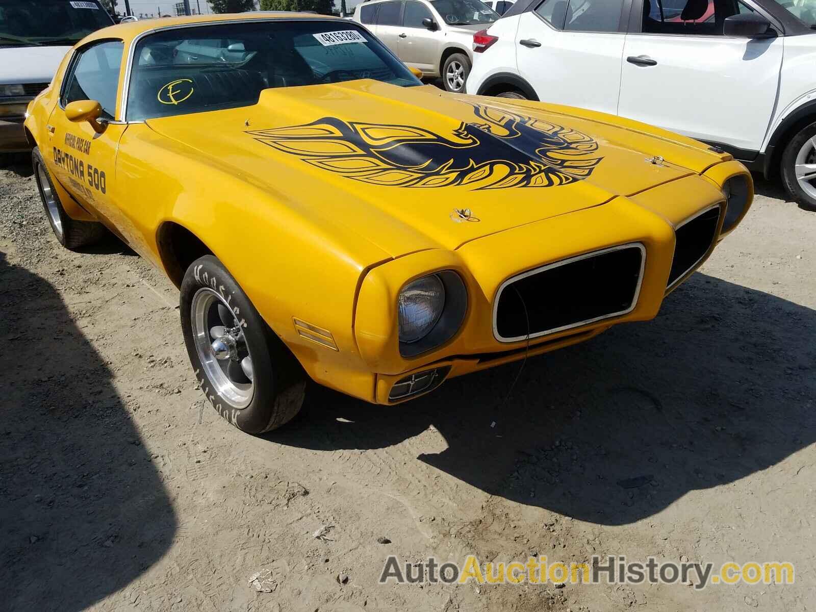 1972 PONTIAC FIREBIRD, 2S87M2N504814