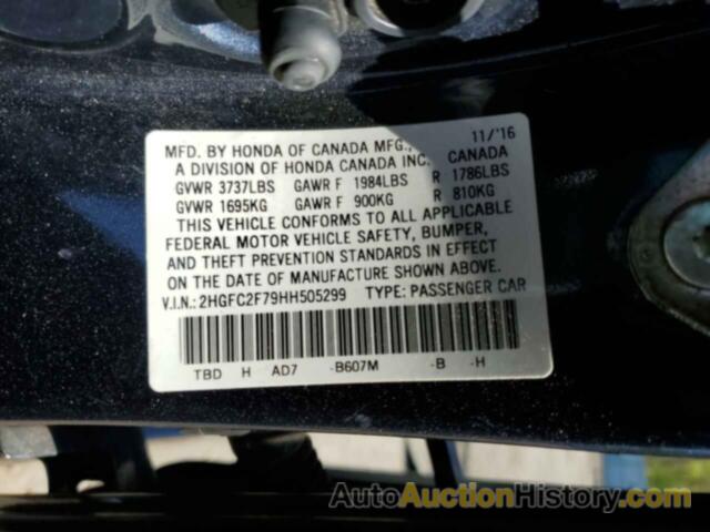 HONDA CIVIC EX, 2HGFC2F79HH505299