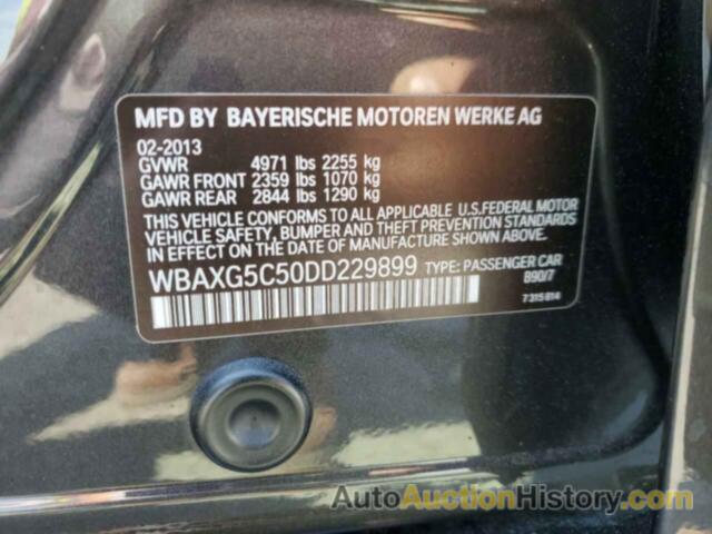 BMW 5 SERIES I, WBAXG5C50DD229899