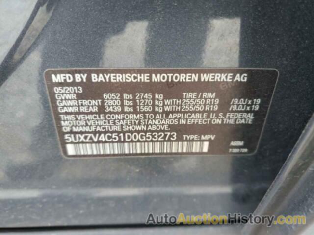 BMW X5 XDRIVE35I, 5UXZV4C51D0G53273