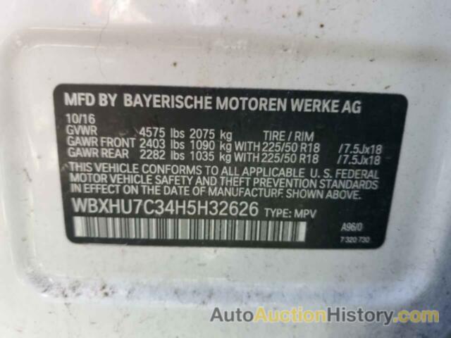 BMW X1 SDRIVE28I, WBXHU7C34H5H32626