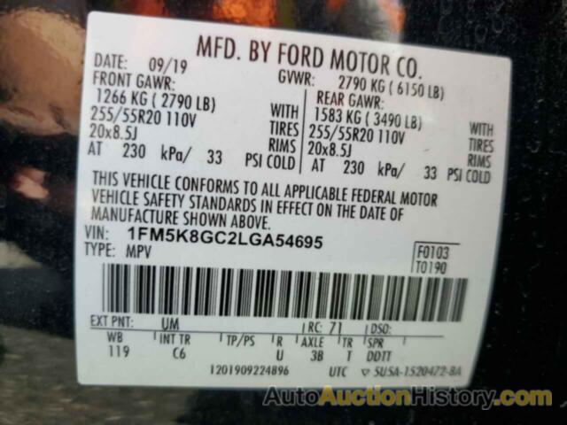 FORD EXPLORER ST, 1FM5K8GC2LGA54695