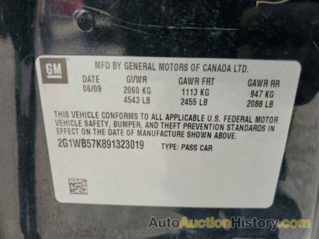 CHEVROLET IMPALA LS, 2G1WB57K891323019