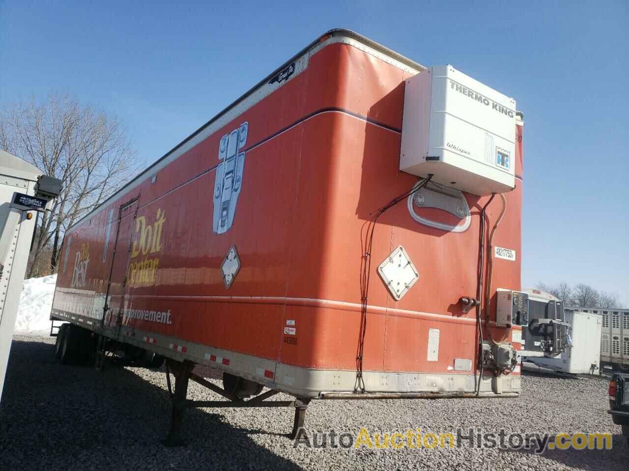 2012 GREAT DANE TRAILER DRY VAN, 1GRAA0622CB710137