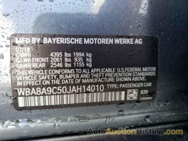 BMW 3 SERIES I, WBA8A9C50JAH14010