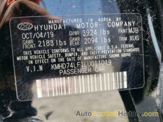 HYUNDAI ELANTRA SE, KMHD74LF1LU011019