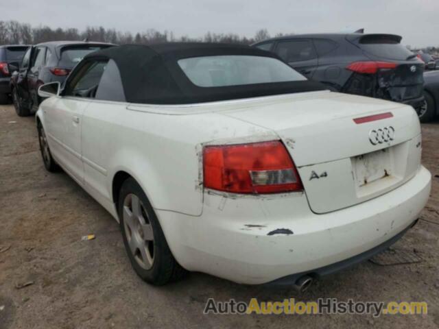 AUDI A4 1.8 CABRIOLET, WAUAC48H23K021533