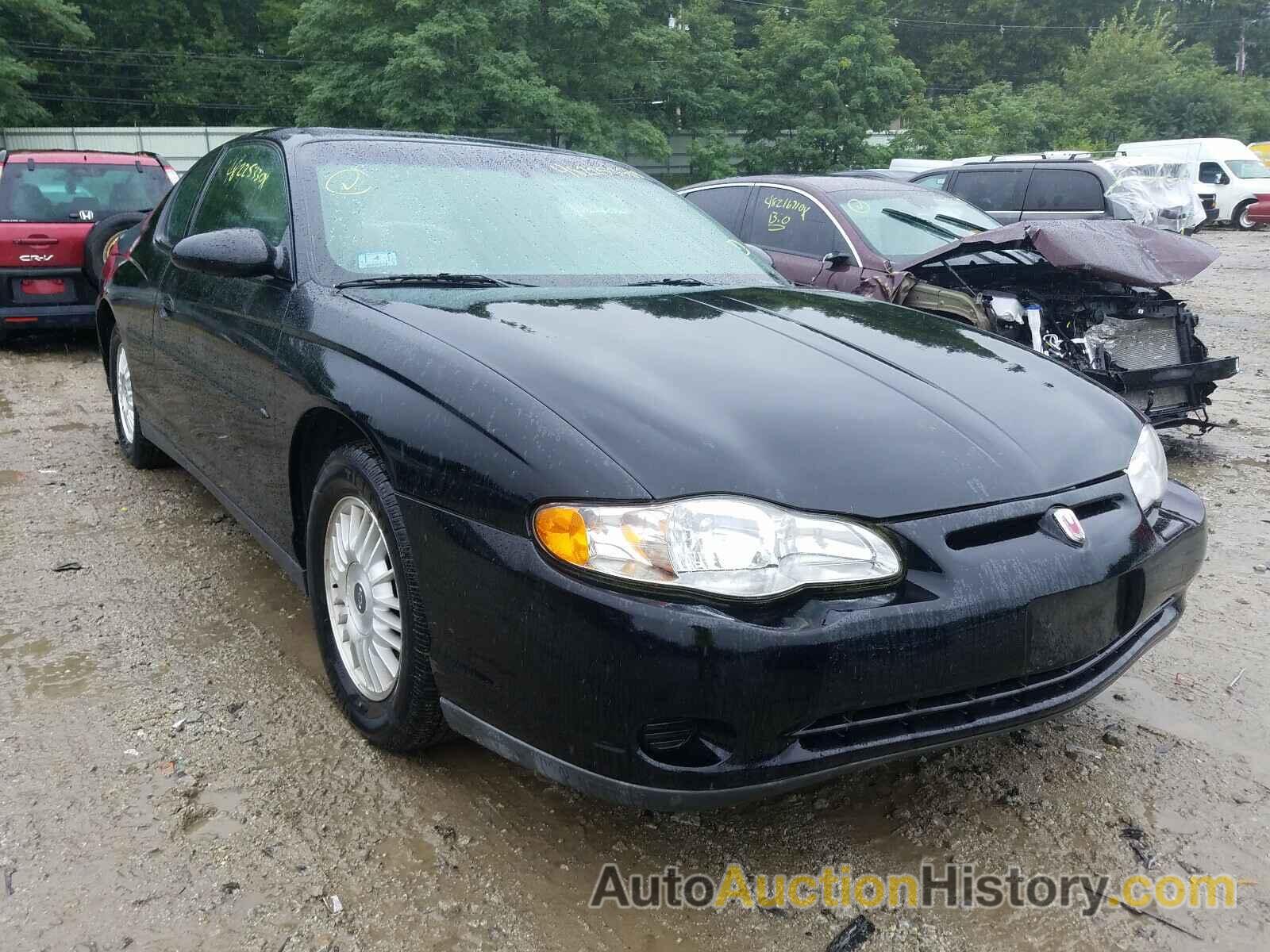 2002 CHEVROLET MONTECARLO LS, 2G1WW12E129254485