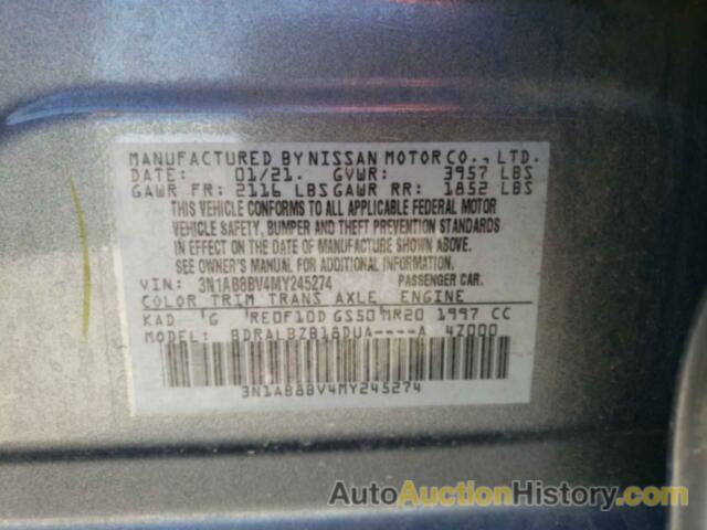 NISSAN SENTRA S, 3N1AB8BV4MY245274