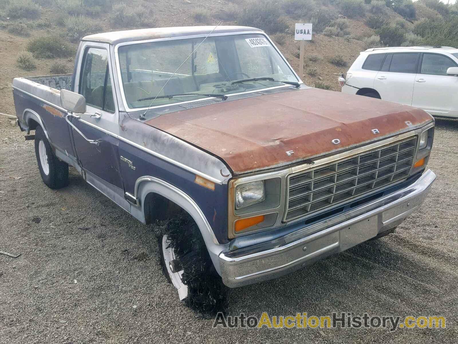 1981 FORD F150, 1FTDF14E8BRA09975