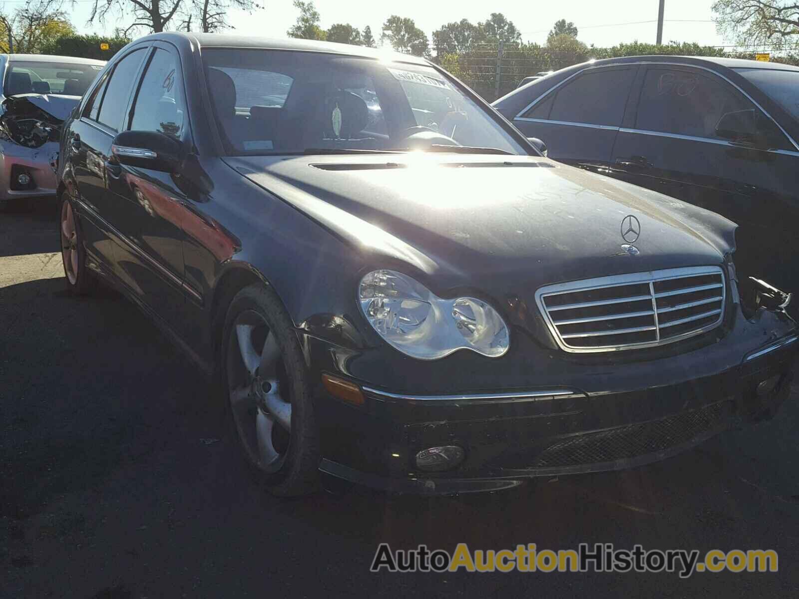 2006 MERCEDES-BENZ C GENERATION 2006 230, WDBRF52HX6F744019