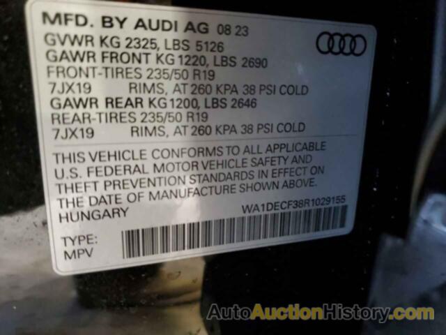 AUDI Q3 PREMIUM S LINE 45, WA1DECF38R1029155