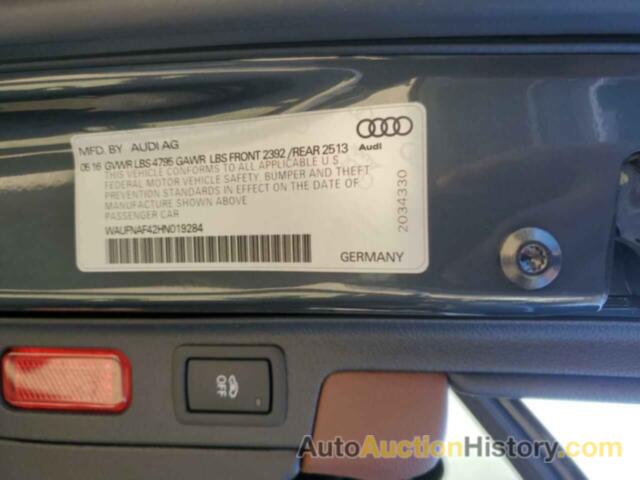 AUDI A4 PRESTIGE, WAUFNAF42HN019284