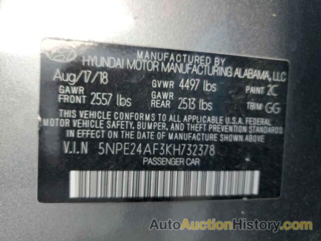 HYUNDAI SONATA SE, 5NPE24AF3KH732378