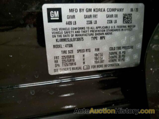 BUICK ENCORE SELECT, KL4MMESL6LB130975