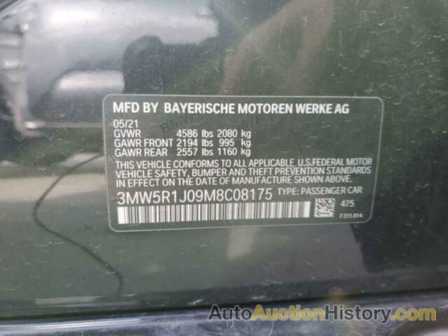 BMW 3 SERIES, 3MW5R1J09M8C08175