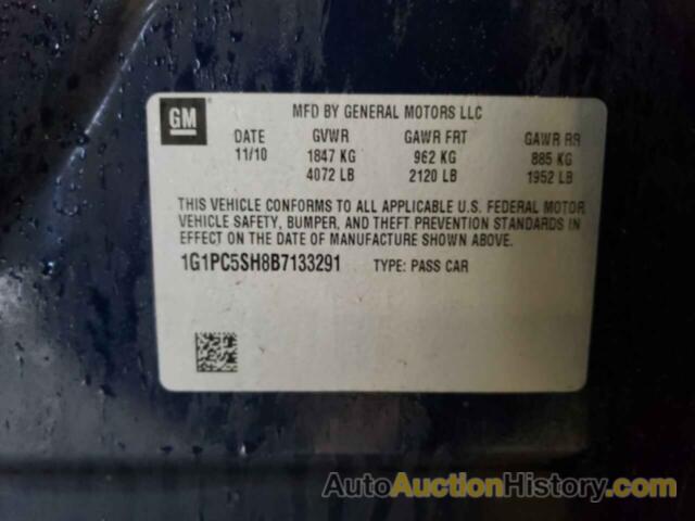 CHEVROLET CRUZE LS, 1G1PC5SH8B7133291