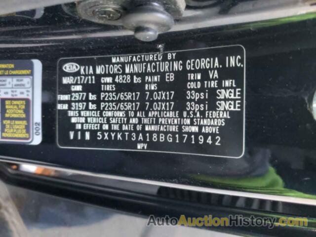 KIA SORENTO BASE, 5XYKT3A18BG171942